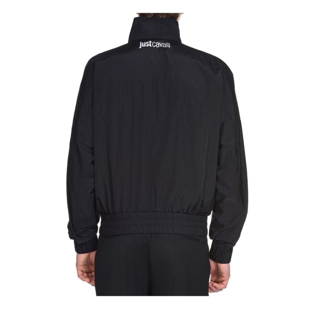 JUST CAVALLI Mens Black Water Repellant, Zip Up Jacket 54 - Picture 2 of 2